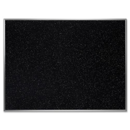 GHEATR34CF Rubber Tackboards, 4&#039;x3&#039;, Confetti / AM Frame