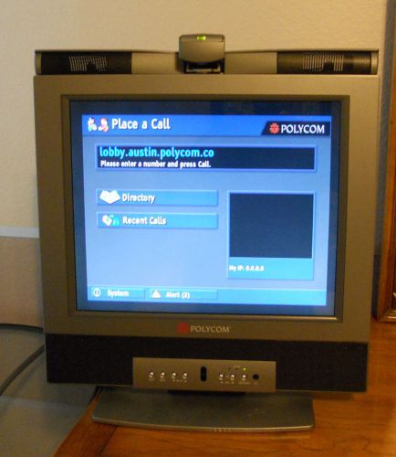 POLYCOM VSX 3000 NTSC Video Conference VSX3000 17&#034; LCD H323