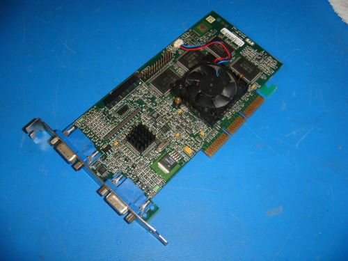 Matrox G4+MMDH4A32G Dual VGA AGP Video Card *C214