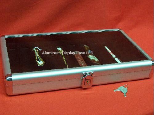 14 x 8 x 2&#034; Aluminum Display Case w 10 slot BLK  Insert