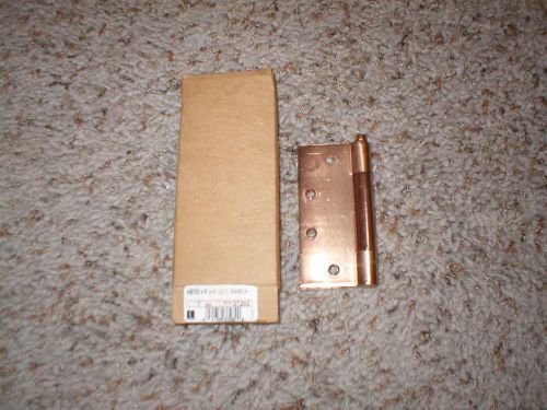 HAGER AB700 BRASS DOOR HINGE 4.5&#034; x 4&#034; US10