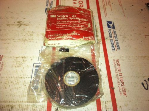 3M SCOTCH 23 RUBBER SPLICING TAPE 3/4&#039;&#039; x 30&#039; NIB 1 ROLL