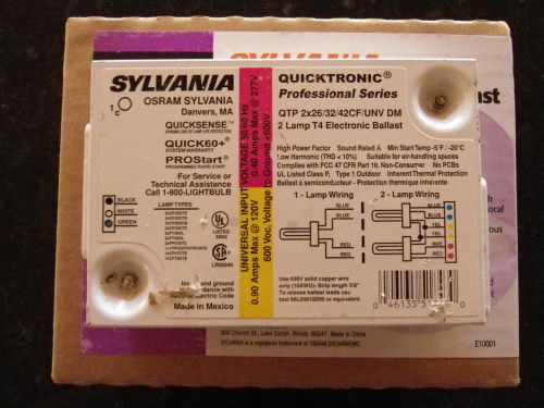 Sylvania qtp2x26/32/42cf/unv dm ballast *new* for sale