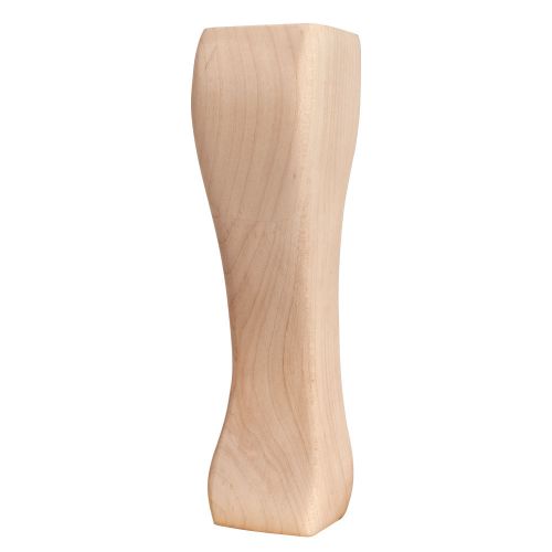 Set of 2-  2-1/4&#034; x 2-1/4&#034; x 8&#034; Maple Traditional Legs-  #WL82-RW