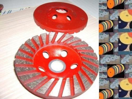 4&#034; Diamond Polishing Pad 9 PCS &amp; 3 Pcs 4&#034; Diamond Turbo Row Grinding Cup Wheel