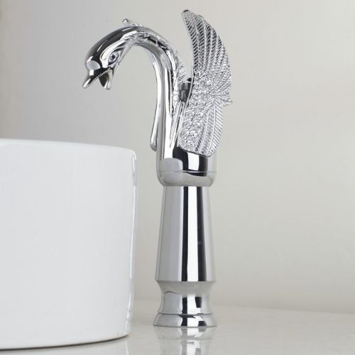 11 inch chrome finish tall bathroom single handle basin sink faucet mixers for sale