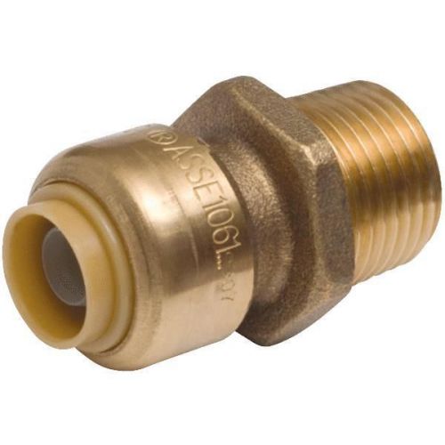 Sharkbite Brass Male Adapter (Push x Male Pipe)-3/8&#034;X1/2&#034;M ADAPTER