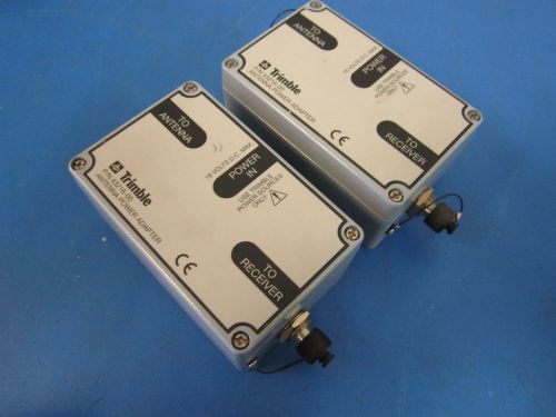 Lot of 2 Trimble 43216-00 Antenna Power Adapters