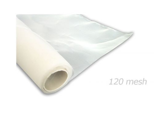 1.3x12yards screen printing fabric mesh 120 mesh count(48t) silkscreens tool for sale