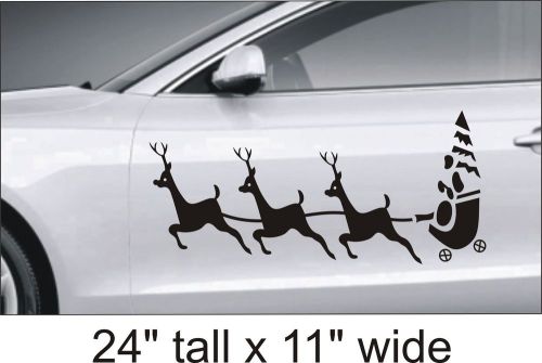Deer tonga funny car vinyl sticker decal truck window laptop fd126 for sale