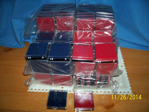 Lot Of 130 Jewelry Plastic Gift Boxes  2 3/4&#034;by 2 3/4&#034;