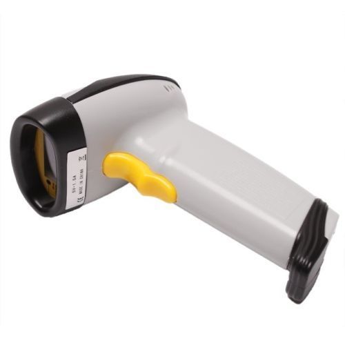 Stylish Handheld Laser Scan Barcode Scanner Reader POS White Gun E JAZZ