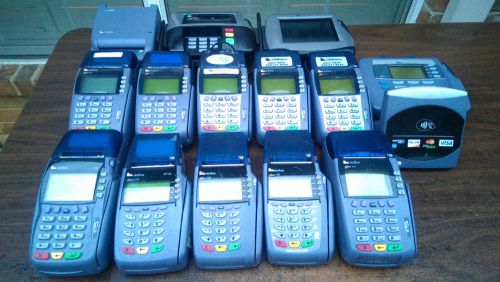 Verifone LOT OF (14) MX870,MX860,3750.3730,OMNI5700,OMNI 7000,CR1000IM+MORE!!