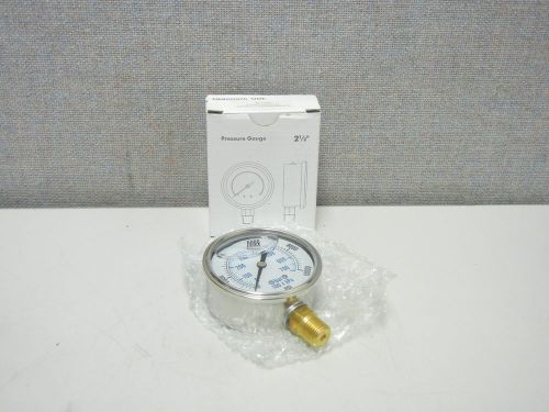 NEW 98152422 2-1/2&#034; SS 10000 PSI LIQUID FILLED PRESSURE GAUGE 1/4&#034; NPT 98152422