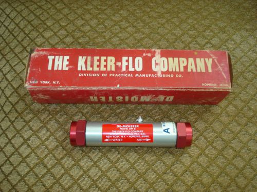 Kleer-flo de-moister piston expel remove condensation water/oil slip valve dm8 for sale