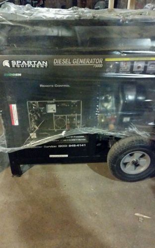 New never used industrial Spartan 7500D diesel generator