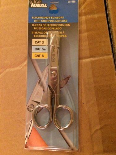 Electrician&#039;s scissors with stripping notches - ideal 35-088 for sale