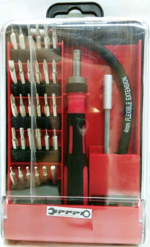 Screwdriver with flexible extention + 30 bits for sale