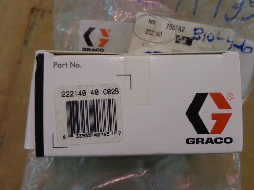 GENUINE GRACO 222140, 222-140 REPAIR KIT FOR 222-121 REGULATOR, NEW IN ORIGINAL