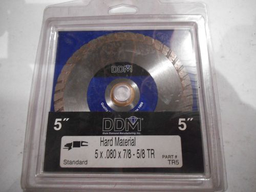 Dixie diamond manufacturing tr5 turbo blade standard 5&#034; x.080&#034; x 7/8 - 5/8 - new for sale