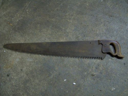 VINTAGE SAW 41 INCH BLADE 1896 HENRY DISSTON LOGGIING 1 2 MAN CROSS CUT ANTIQUE