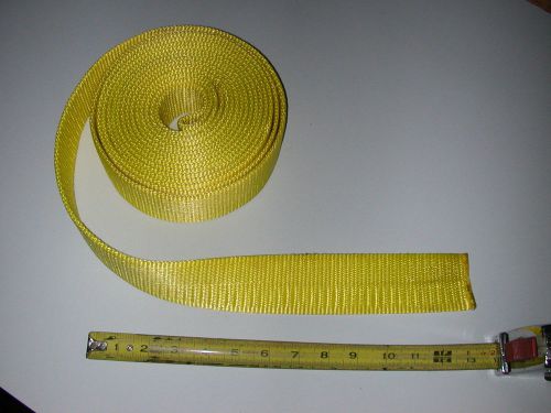 2&#034; Heavy Duty Nylon Webbing Strapping  /  23 Feet Long