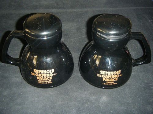 SEMINOLE GAMING PALACE IMMOKALEE 2 16 OZ COFFEE CARAFES