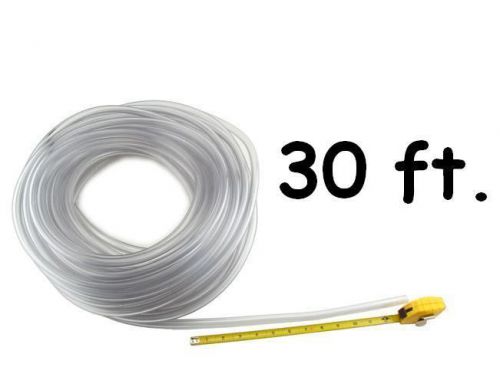 Beer line 3/8&#034; vinyl hose - 30 ft - home bar pub kegerator draft keg dispensing for sale