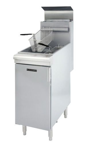 Black diamond bdgf-90/lpg commercial propane gas deep fryer 40lb for sale