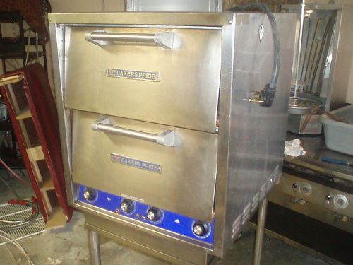 BAKERS PRIDE P-46 STONE DOUBLE DECK BRICK PIZZA OVEN PIZZERIA 220V DETROIT