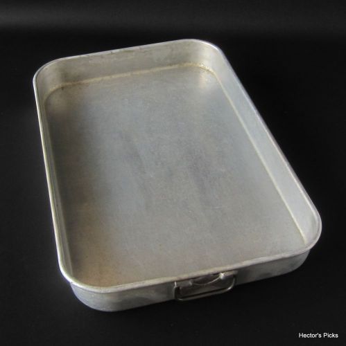 WEAR-EVER Shallow Aluminum Roasting Pan Commercial Grade 18.5&#034; x 12.5&#034; x 2.25&#034;