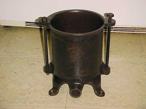 ENTERPRISE SAUSAGE STUFFER FRUIT WINE LARD APPLE PRESS 4 QUART TUB