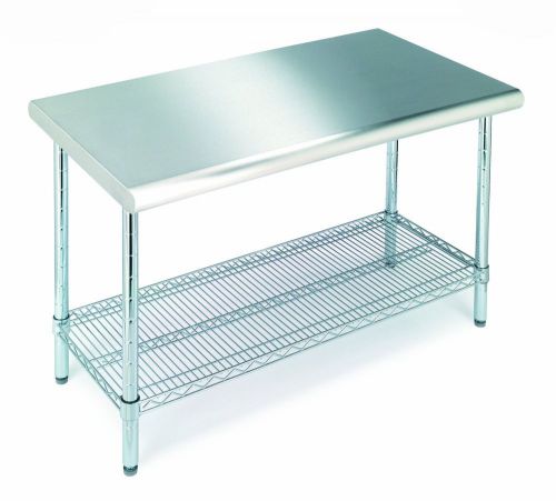 Seville Classics Commercial Stainless Steel Top Worktable 24in. by 39in.