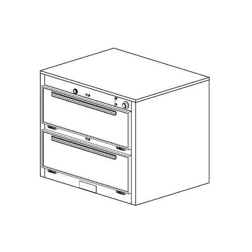 Duke 1352p thermotainer pass-thru hot food storage unit for sale