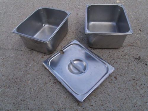 pc Vollrath Super Pan Stainless Steel Food Hot Cold Pan Buffet Restaurant Trays