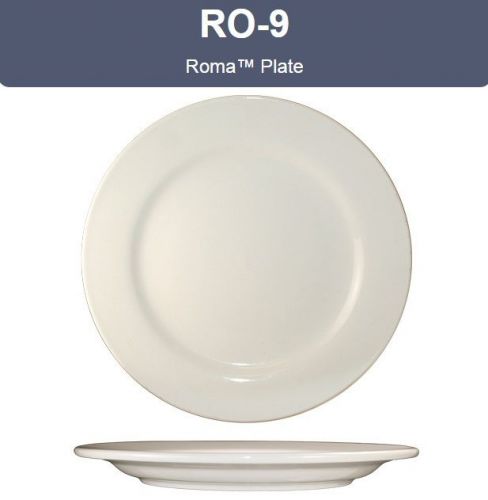 American White- Roma Plate 9-3/4&#034;- Case of 24 (2dozens) ITI
