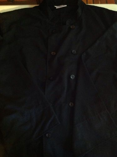 Chef Works Black Coat Designer Chef Clothing Size 4 XL