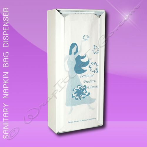 Sanitary napkin bags – 4-1/4 x 2 x 10-1/8 – dispenser – each for sale