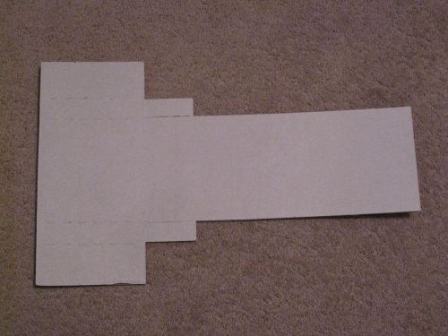 25 NEW 1 1/8&#034; WHITE CORRUGATED CARDBOARD CD MAILERS SALES LEAD BOX