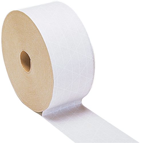 Gummed tape white*reinforced*8 rolls*375 ft 30.00 a case ! we do custom logo&#039;s for sale