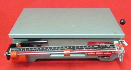 Homs Full Capacity Beam Bench Scale W/Blank Tare 110ADP #U8