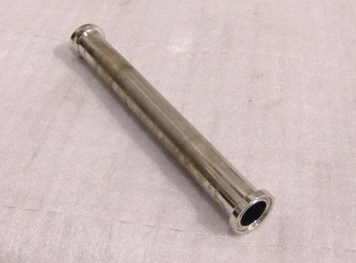 Sanitary pipe fitting, extension, 3/4&#034; x 7&#034;, stainless, tri clover ends for sale
