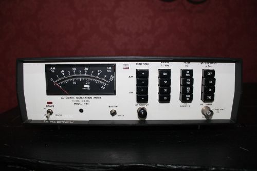 Wavetek CT Systems 4101 Automatic AM FM Modulation Meter 1.5Mhz - 2Ghz