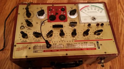 Hickok tube tester model 6000