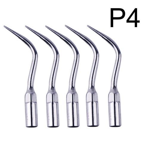 5x P4 Dental Ultrasonic Scaler Tips scaling handpiece Fit EMS Woodpecker UDS jj