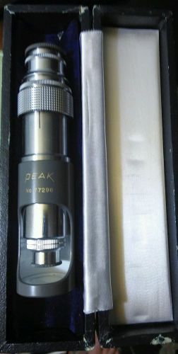 NOS PEAK MADE IN JAPAN BRINEL MICROSCOPE No. 77296