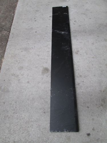 Polypropylene impact copolymer black plastic sheet 1/2&#034; x 9&#034; x 67&#034; n00m-00 uhmw for sale