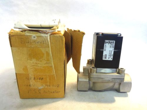 NEW BURKERT 49Z8 120V 1&#034;NPT 453188 SAFETY SHUT-OFF VALVE