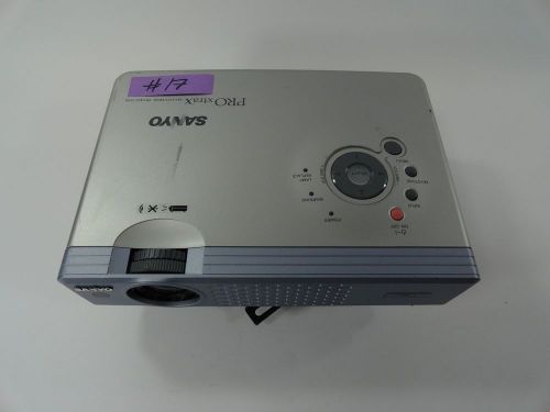 #17 used silver sanyo pro xtrax multiverse projector plc-xu48 (broken) for sale