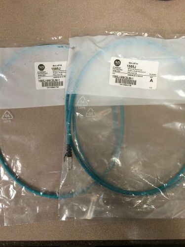 1585J-M8CBM-1 Allen Bradely Ethernet patch cord new 1m 2 pc lot